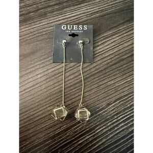 Vintage NWT Guess Los Angeles Crystal Drop Dangle Earring